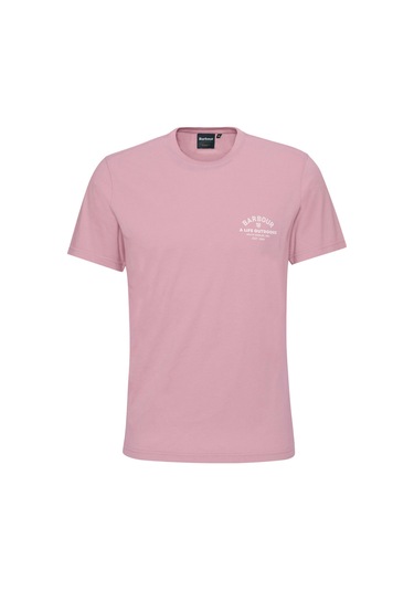 Barbour Cranmer Logo T-shirt Pı76 True Pink Pı76 True Pink
