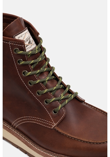 1401 Lifestyle V-town Pull Up Erkek Bot Kızıl Taba Kızıl Taba