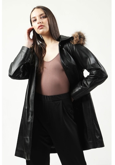 Dericlub Donna Gerçek Deri Kadın Kaban (474084309)