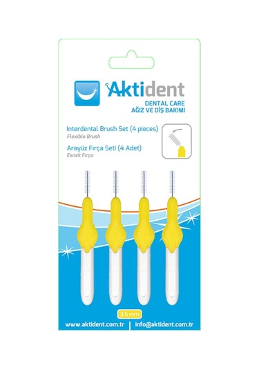 Aktident Arayüz Fırça Seti 3.5 MM 4'lü