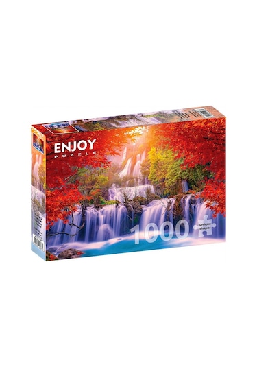 Enjoy Sonbahar'Da Tayland Thee Lor Su Şelalesi 1000 Parça Puzzle