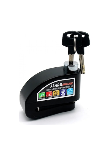 Motosiklet Disk Kilidi Alarmlı Motor Kilidi 110 Db Waterproof Yük