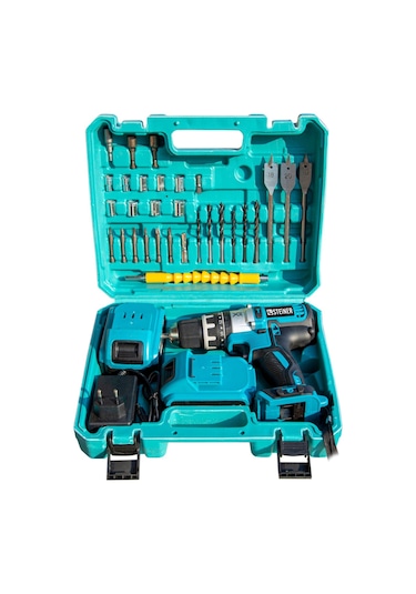 Steiner XR 58 V 5Ah Darbeli Li-ion Çift Akülü Şarjlı Vidalama Matkap + 30 Parça Pro Set