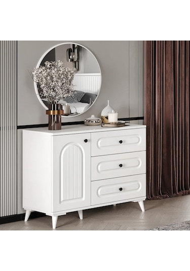 Roma 6 Kapaklı Komple Mdf Yatak Odası Takımı