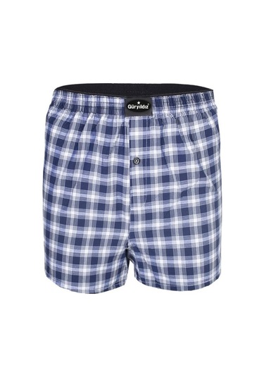 6 Adet Güryıldız Erkek Desenli Poplin Boxer Short 24510