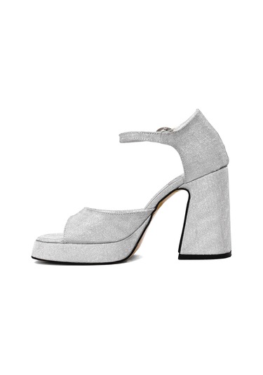Beety 25by222.719t Kadın Platform Ayakkabı Gümüş Gümüş