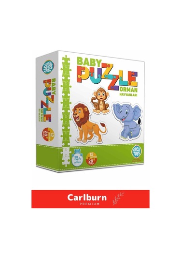 Özel Üretim Zeka Geliştirici Eğitici Çocuk El Göz Koordinasyonu Baby Puzzle Orman Hayvanları