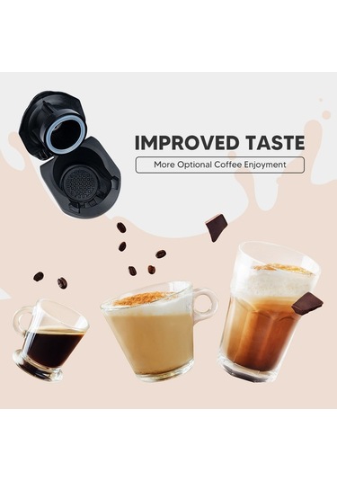 Dinosaurs Nespresso Kapsülleri Için Adaptör Dolce Gusto Crema'yı Dönüştürün 1 Adet