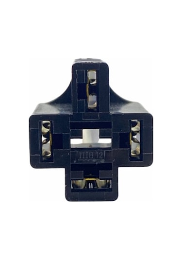 Röle Soketi Röle Yuvası 5 Uçlu Siyah 5 Kablolu 2.5 Mm Kablolu