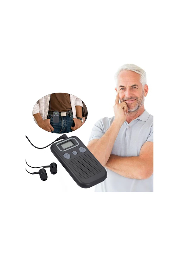 Hongboboutique Sound Amplifier, Hearing Enhancement Device, Black, Size: 19a 01