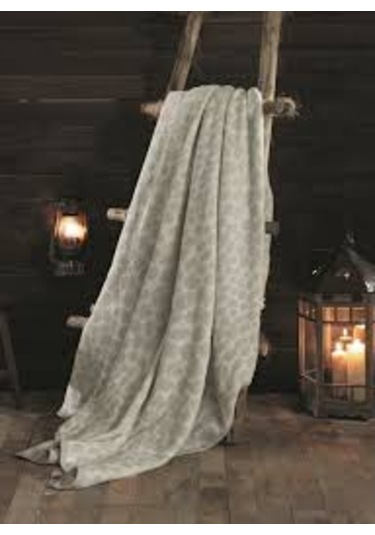 Issimo Çift Kişilik Battaniye Pamuk-Akrilik Marissa Gri