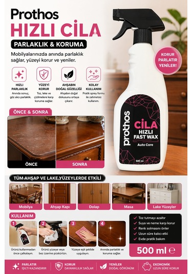 Prothos Hızlı Cila 500 Ml