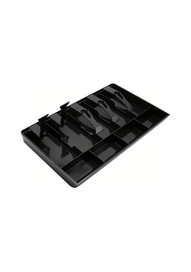 Oldfriend 5 Banknot 4 Bozukluk Bölmeli Nakit Para Çekmecesi Yerleştirme Tepsisi Siyah