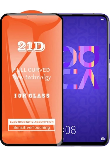 Huawei Nova 5t Ekran Koruyucu 21d Kırılmaz Cam Kavisli