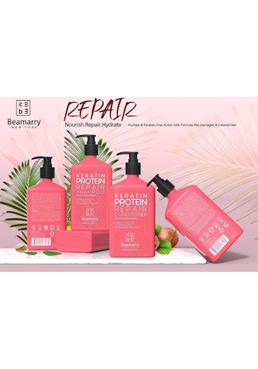 Beamarry Keratin Protein Repair Shampoo 380 Ml