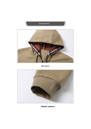 Erkek Bol Hırka Sweatshirt Ceket Siyah