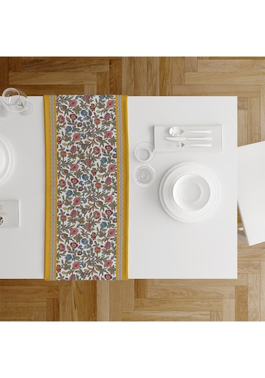 Adawall Colorful Flowers Runner