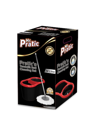 Mr. Pratic Pratic'o Temizlik Seti Siyah 14 L