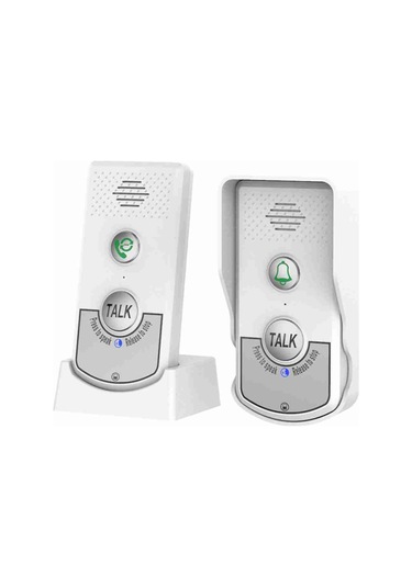 Kablosuz Kapı Zili İnterkom Ev Için Şarj Edilebilir Hs7009-w-1