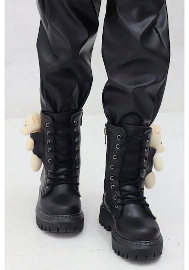 Ayakkabımood Wnt 5140 Siyah Kız Çocuk Bot Siyah