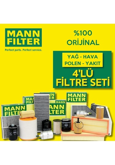 Opel Astra G 1.4 Twinport Mann-Filter Filtre Bakım Seti 2004-2009 553119068