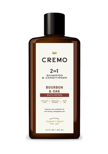 Cremo Bourbon & Oak 2in1 Şampuan Ve Saç Kremi 473ml Tüm Saçlar