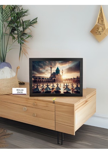 Tablo Pazarı Led Işıklı Tablo - Mevlana