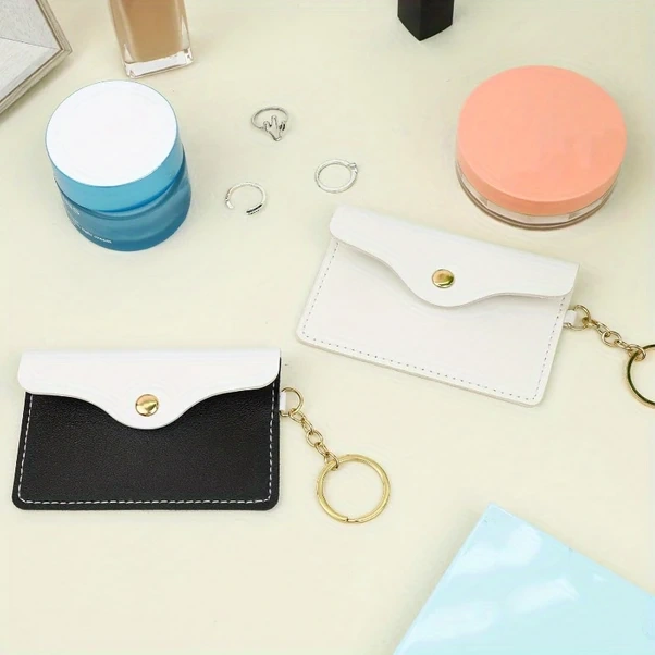 Chuangyinshop Mor Doğum Kontrol Kılıfı Çantanız İçin Fermuarlı Ve Halkalı Seyahat Taşıyıcı Mor