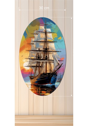 30x50 Cm Uv Baskılı Özgün Mdf Tablo V9