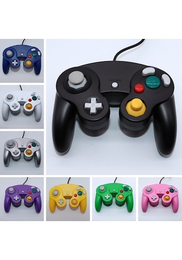 Bloomnest Ngc Mini Oyun Konsolu Kolu - Tek/üç Nokta Kolu Mavi, Siyah, Beyaz, Gümüş Gamecube Kolu