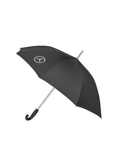 Mercedes Benz Bastonlu Şemsiye Siyah