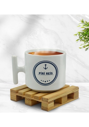 Bk Gift Kişiye Özel Tekne Marin Ve Denizcilik Tasarımlı T Kulplu Middle Kupa-3, Arkadaşa Hediye Kobitmeyencom33393 Bk Gift