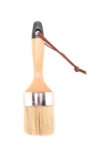 Xurunkeji Adet Tebeşir Ve Balmumu Boya Fırçası Mobilya, Boyama Veya Balmumu İçin Doğal Kıllı Küçük Yuvarlak Oval Fırça