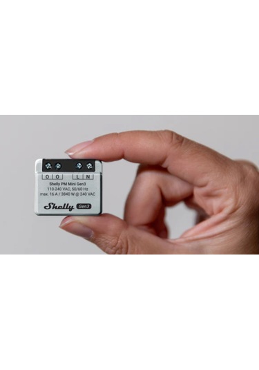 Shelly Plus Pm Mini Wifi & Bluetooth Kontrollü Enerji Ölçer