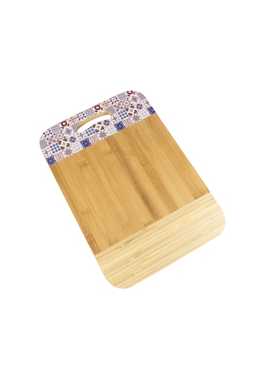 Naturalove Bambu Kesme Tahtası - Desenli