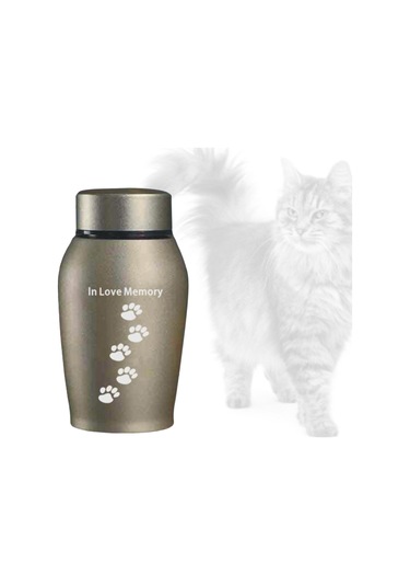 Homyl Evcil Hayvan Urns Anma Gevşek Anıt Hayvanlar Aureate Altın