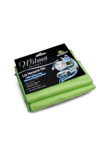Lüx Hamarat Mikrofiber Cam Bezi 2 Adet Şeffaf