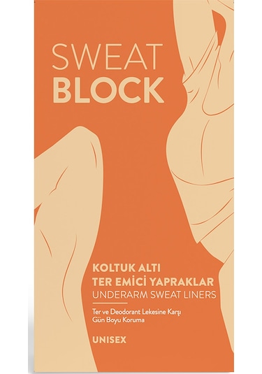 Sweat Block Koltuk Altı Ter Emici Yaprak Ped 10'lu