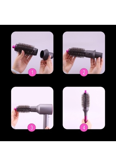 Joyhub Airwrap Hd03/hd05/hd08 Saç Kurutma Makinesi Çok Fonksiyonlu Çift Amaçlı Silindir Tarak Seti Salon Saç Şekillendirici Aracı Evl1sn