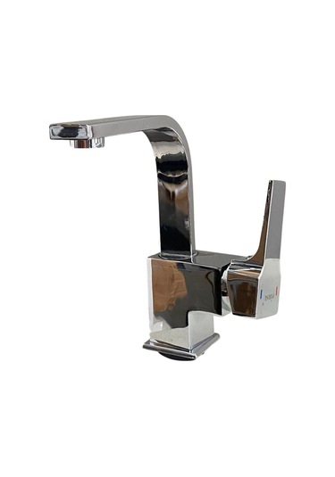 Rudi Armatür Pirinç Malzeme Batarya Takımı Mutfak , Lavabo, Banyo Bataryası Gri