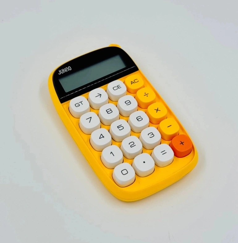 Zr734 Jn-660 Junno Sarı Hesap Makinesi Çok Renkli