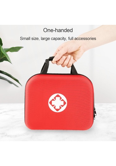 Sones Eva Taşınabilir Araba Ev Açık Hava Acil Durum Malzemeleri Kiti Hayatta Kalma Kurtarma Kutusu Kırmızı