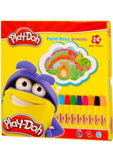 Pastel Boya- Play-doh 24 Renk Çok Renkli