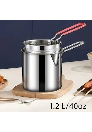 Brightnova Paslanmaz Çelik Derin Yağda Kızartma Makinesi Deep Fryer Patates Balık Ve Tavuk Kızartma İçin İdeal Mutfak Aleti