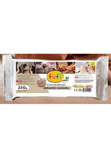 Fufi Kil Seramik Hamuru 250 G Kahverengi