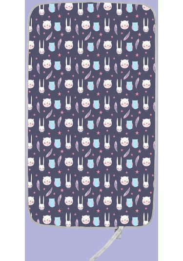 Anne Bebek Bakım Örtüsü Alez Yenidoğan Alt Açma Değiştirme Purple Organizer Pedi Minderi ÇiftTaraflı