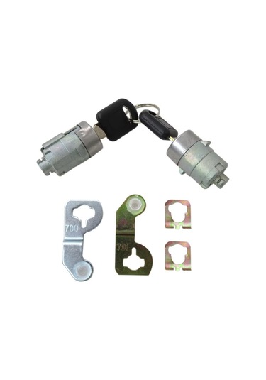 2 Adet Sürücü Ve Yolcu Kapı Kilitleri, Cadillac Escalade/chevrolet İçin Anahtar Uygun Kapı Kilit Silindiri