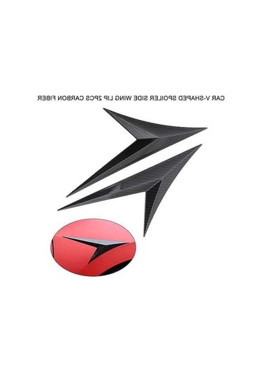 Besthome1 Evrensel V Şekilli Araba Spoiler Kanatları - Modaya Uygun, Dayanıklı Ve Pratik