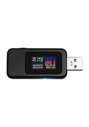 Pazly Voltmetre Usb Test Şarj Ölçer Kws-mx18l Kws Güç Gerilim Dijital Dedektörü Dc Cihazı Bankası Ampermetre Akım Zv