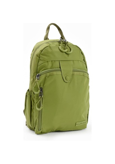 Unisex Sırt Çantası Paraşüt Kumaş Hafif Çok Cepli Yağmur İtici Kumaş 32 22 Cm 571 Collection Yeşil